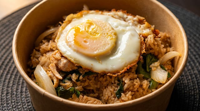 Kaphrao (Thai Basil) Fried Rice.