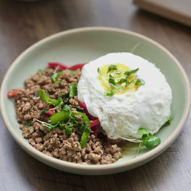 O.G. Kaphrao (Thai Basil) Over Rice.