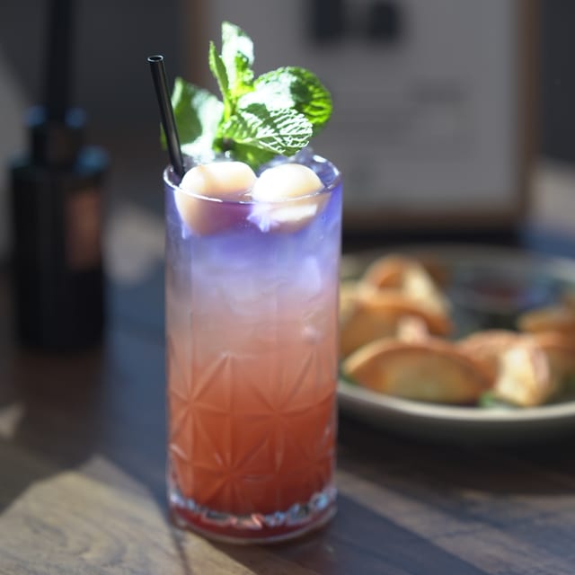Strawberry Lychee Soda.