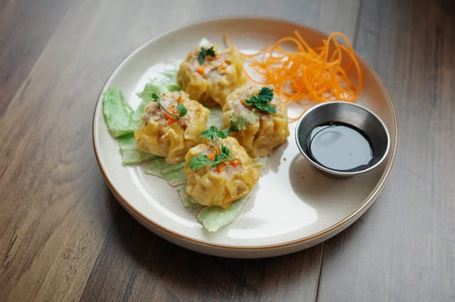 Steamed Dumplings.